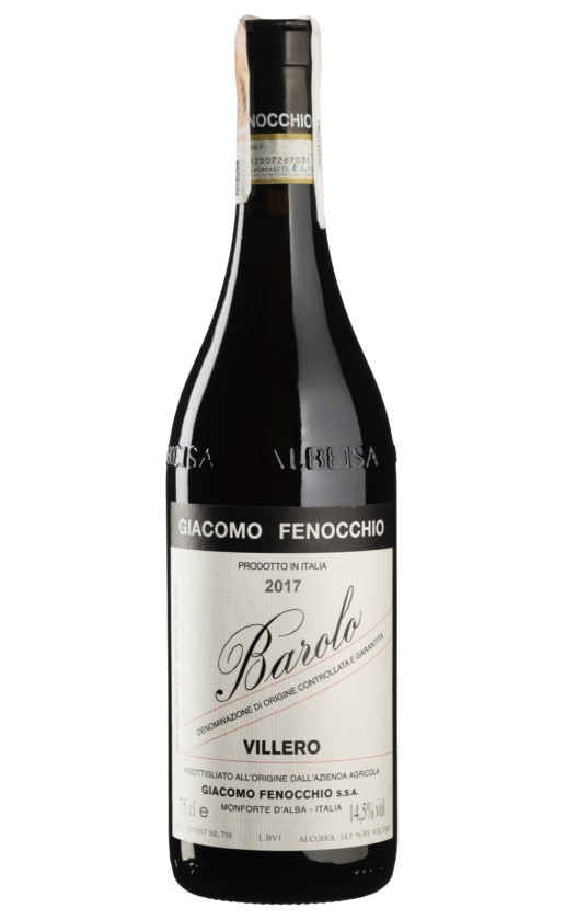 Вино Giacomo Fenocchio Barolo Villero 2017