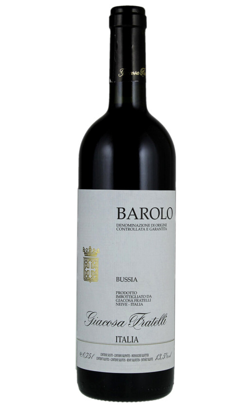 Wine Giacosa Fratelli Barolo Bussia 2012