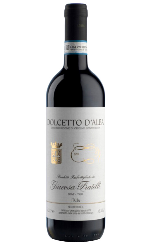 Wine Giacosa Fratelli Dolcetto Dalba 2016