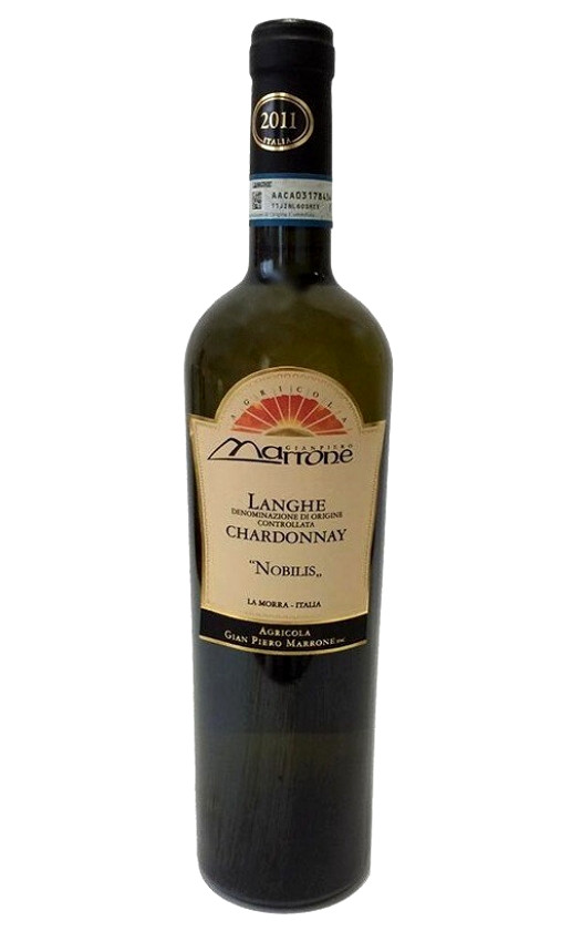 Wine Gian Piero Marrone Nobilis Chardonnay Langhe