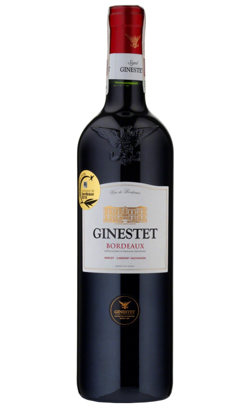 Wine Ginestet Bordeaux Aoc Rouge