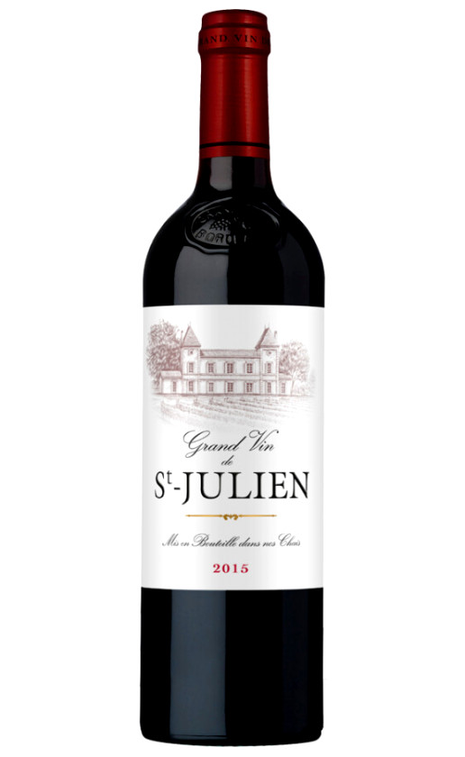 Вино Ginestet Grand Vin de Saint-Julien 2015
