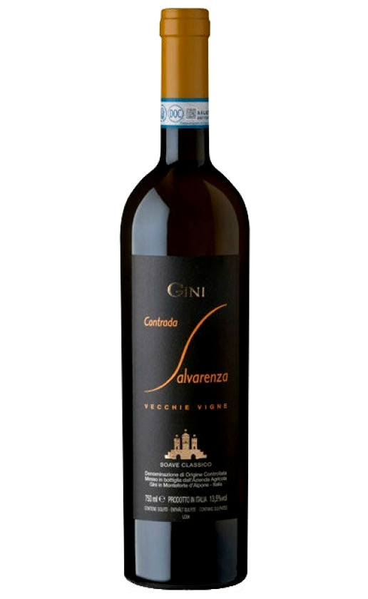 Wine Gini Contrada Salvarenza Vecchie Vigne Soave Classico 2014