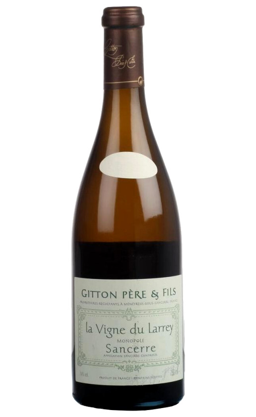 Wine Gitton Pere Fils La Vigne Du Larrey Sancerre 2017