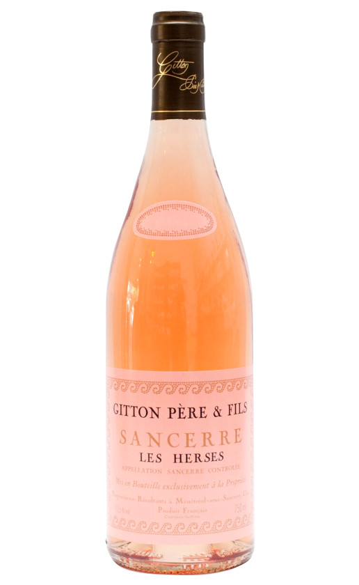 Wine Gitton Pere Fils Les Herses Rose Sancerre 2011
