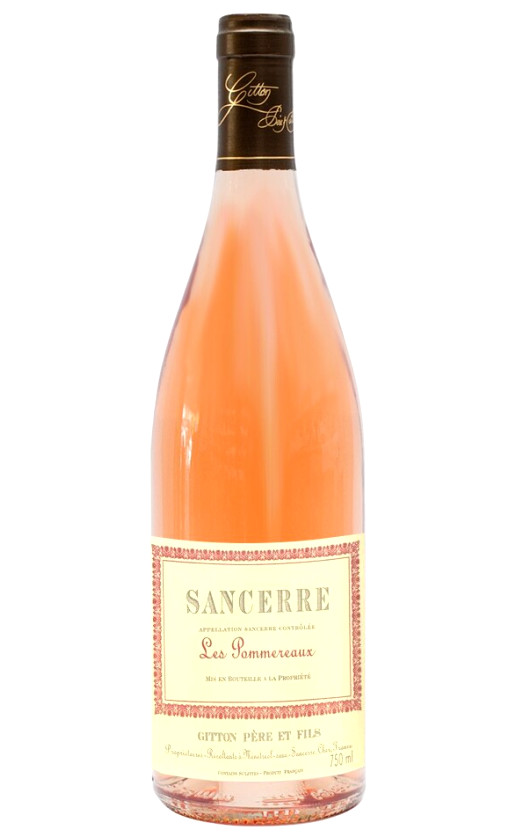 Wine Gitton Pere Fils Les Pommereaux Rose Sancerre 2014