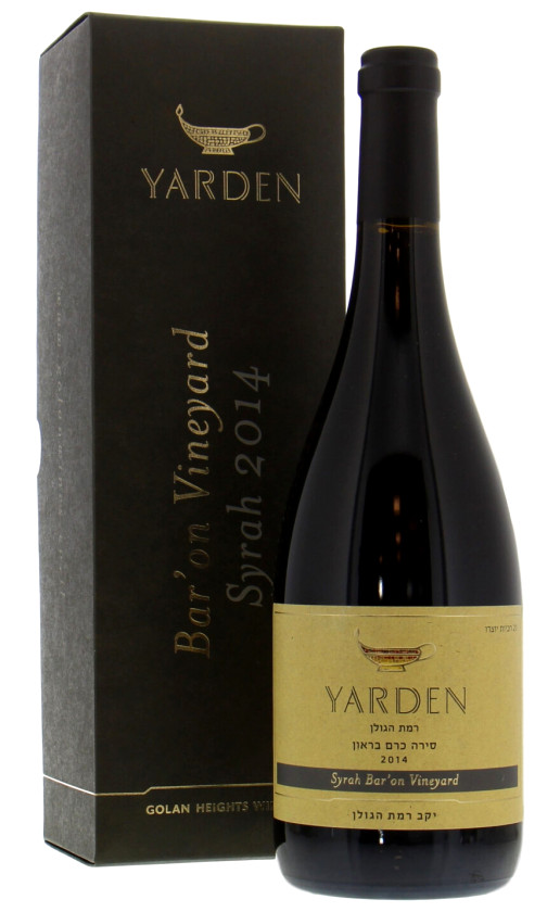 Wine Golan Heights Yarden Baron Vineyard Syrah 2014 Gift Box