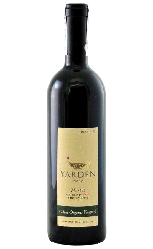 Вино Golan Heights Yarden Merlot Odem Organic Vineyard 2011 gift box