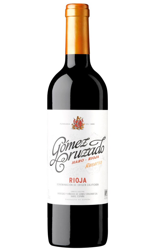 Вино Gomez Cruzado Reserva Rioja 2014