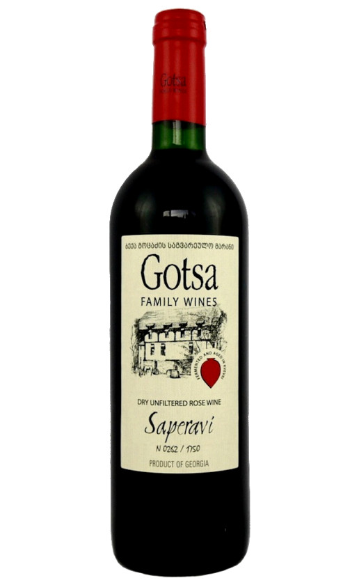 Вино Gotsa Saperavi Rose