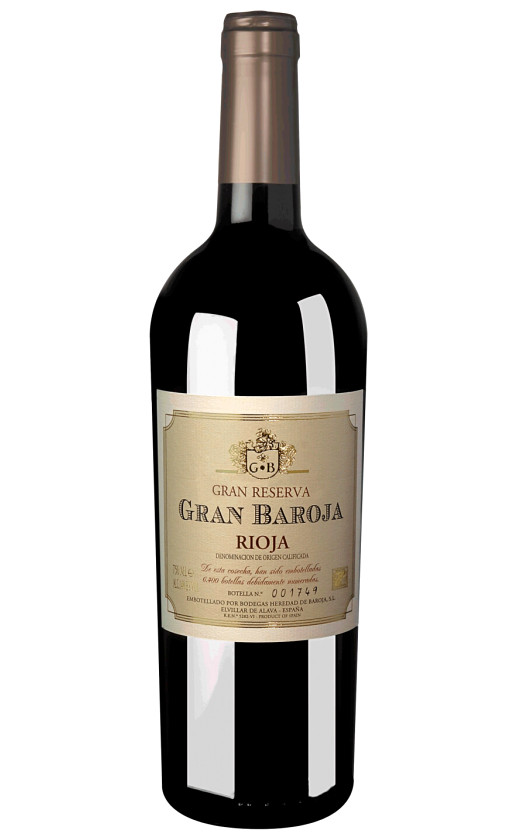 Gran Baroja Gran Reserva Rioja 2011