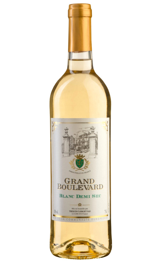 Wine Grand Boulevard Blanc Demi Sec