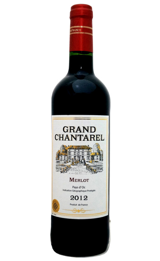 Wine Grand Chantarel Merlot 2012