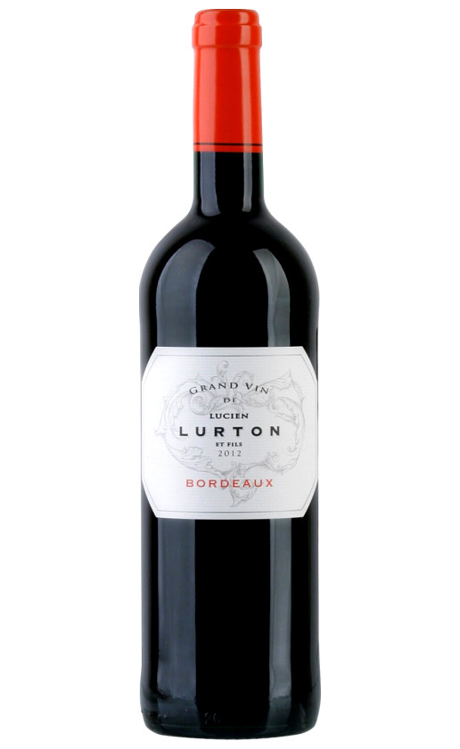 Wine Grand Vin De Lucien Lurton Et Fils Rouge Bordeaux 2012