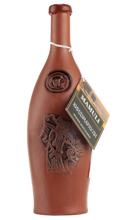 Graneli Mamuli Kindzmarauli 2013 ceramic bottle