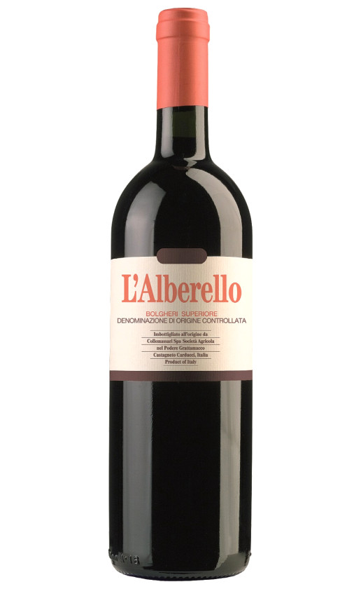 Вино Grattamacco L'Alberello Bolgheri Superiore 2017