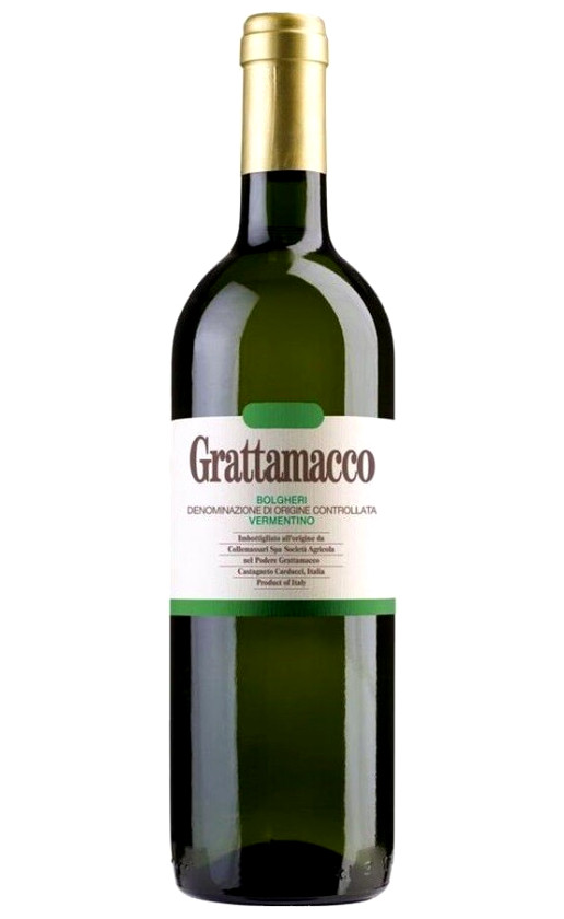 Вино Grattamacco Vermentino Bolgheri 2018