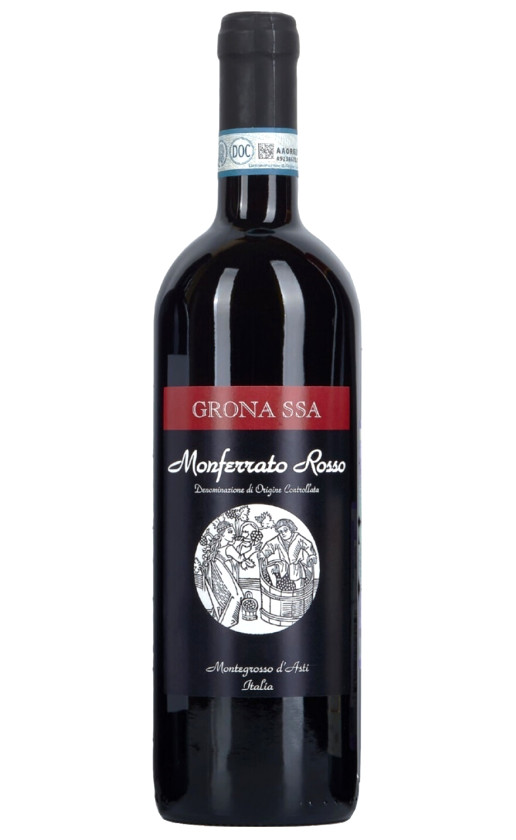 Wine Grona Ssa Monferrato Rosso 2012