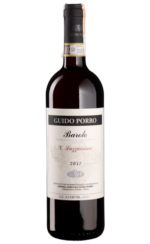 Wine Guido Porro Barolo Vigna Lazzairasco 2017