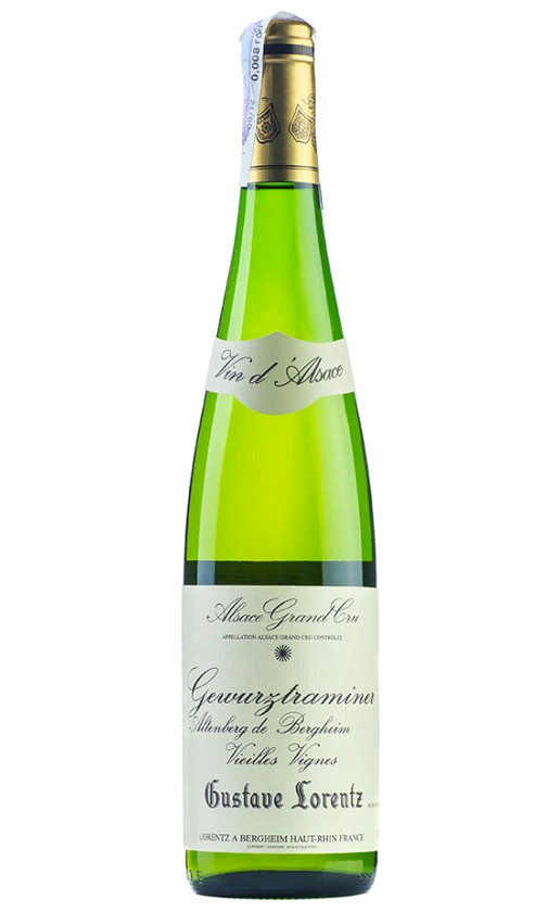 Wine Gustave Lorentz Gewurztraminer Grand Cru Altenberg De Bergheim Vieilles Vignes Alsace 2012