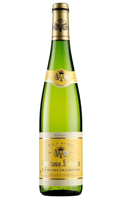 Вино Gustave Lorentz Gewurztraminer Reserve Alsace 2016