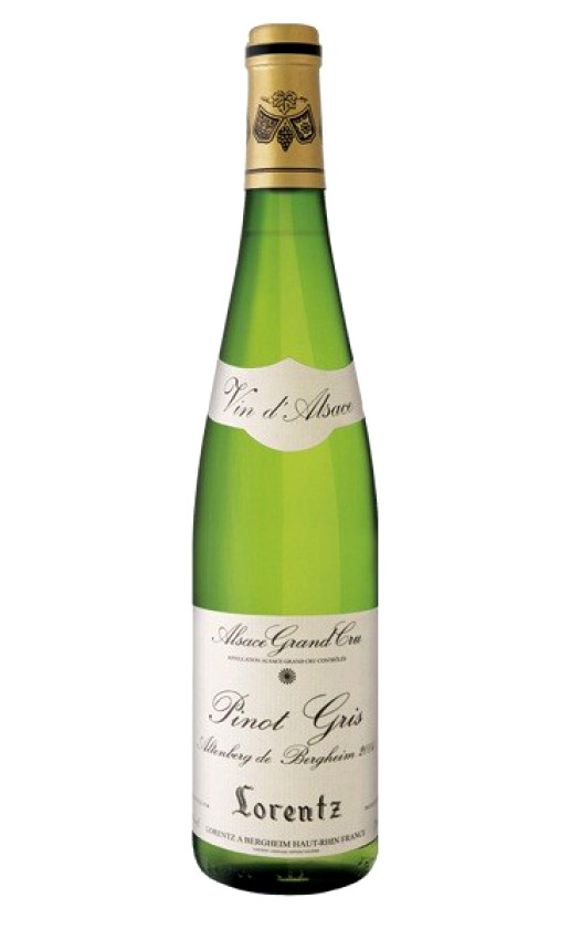 Wine Gustave Lorentz Pinot Gris Grand Cru Altenberg De Bergheim Vendange Tardive Alsace 2005