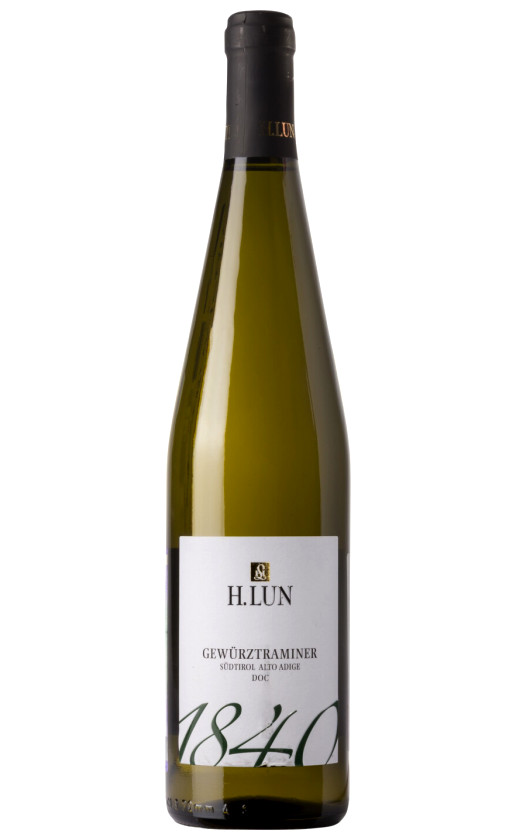 Вино H. Lun 1840 Gewurztraminer Sudtirol Alto Adige