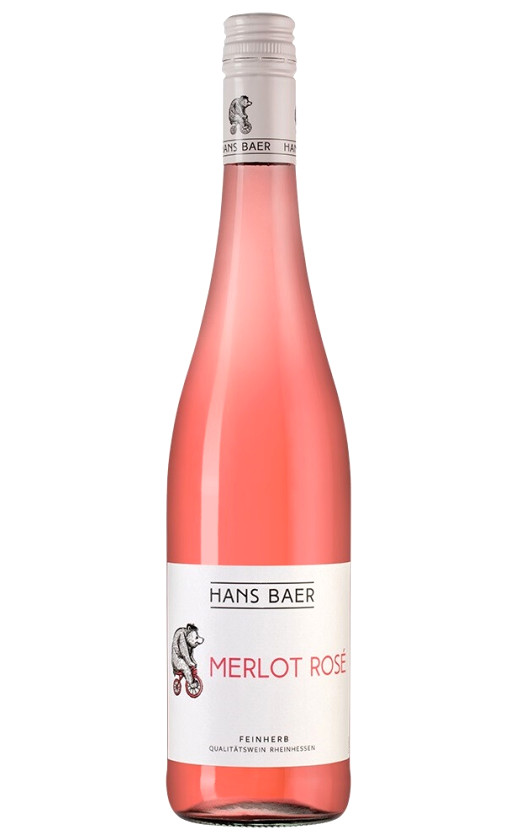 Wine Hans Baer Merlot Rose 2020