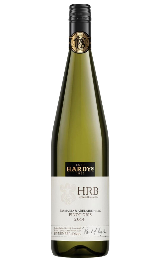 Вино Hardys HRB Pinot Gris 2014