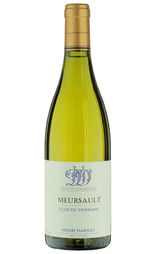 Вино Henri Darnat Meursault Clos du Domaine 2019
