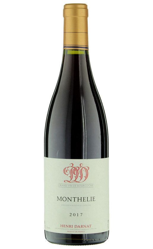 Вино Henri Darnat Monthelie Rouge 2017
