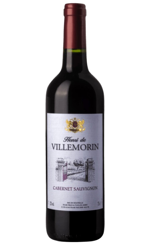 Wine Henri De Villemorin Cabernet Sauvignon Val De Loire 2018