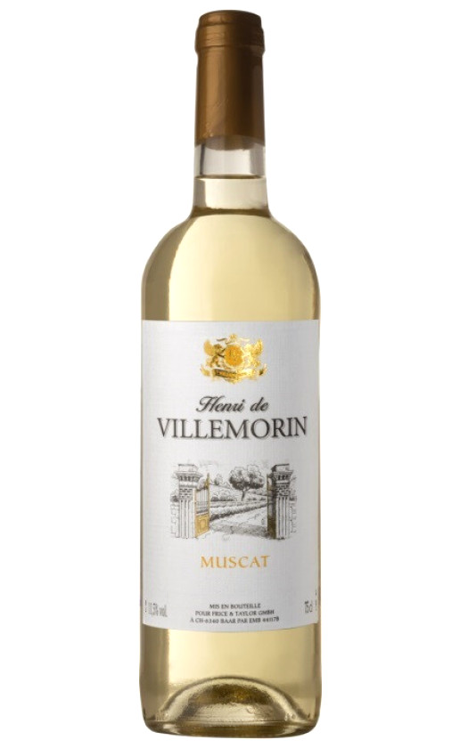 Wine Henri De Villemorin Muscat Val De Loire 2018
