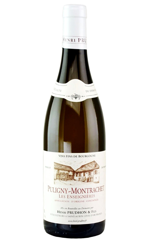 Wine Henri Prudhon Fils Puligny Montrachet Les Enseignieres 2014