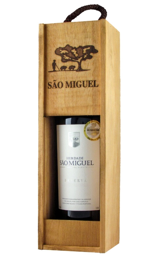 Вино Herdade de Sao Miguel Reserva 2014 wooden box