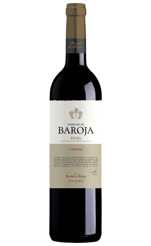 Wine Heredad De Baroja Crianza Rioja A 2016