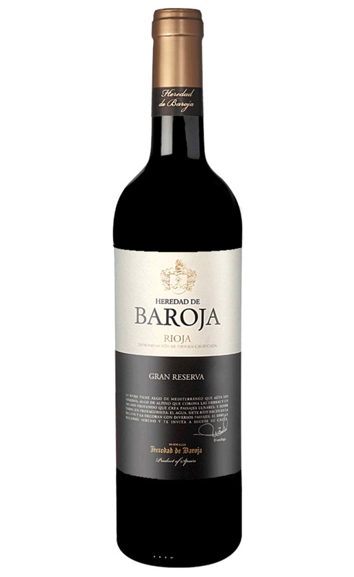 Вино Heredad de Baroja Gran Reserva Rioja a 2008