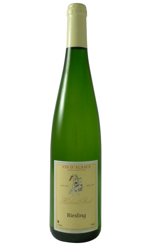 Wine Hubert Beck Riesling Alsace