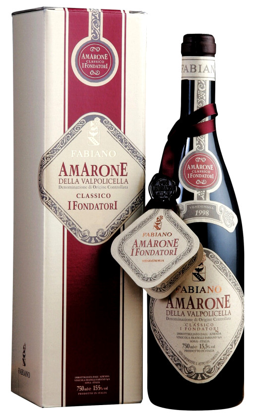 Вино I Fondatori Amarone della Valpolicella Classico Riserva 2007 gift box