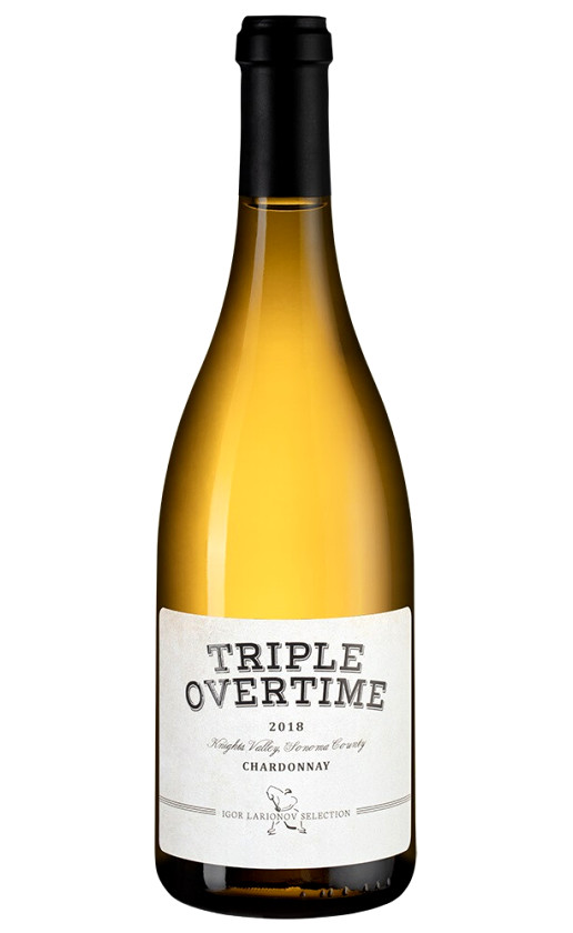 Wine Igor Larionov Triple Overtime Chardonnay Knights Valley 2018