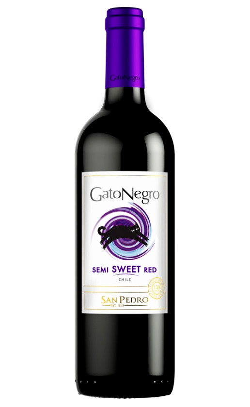 Вино Игристое вино San Pedro Gato Negro Semi-Sweet Red