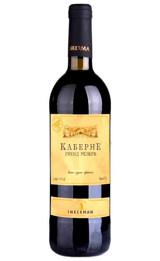 Wine Inkerman Kaberne Kacinskoe Grand Rezerv