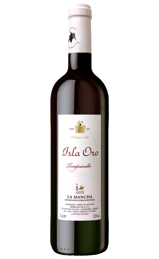 Wine Isla Oro Tempranillo La Mancha