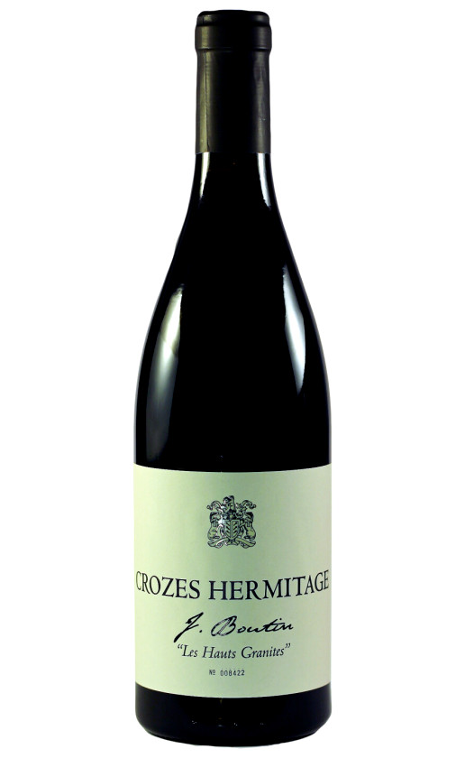 Wine J Boutin Crozes Hermitage Les Hauts Granites
