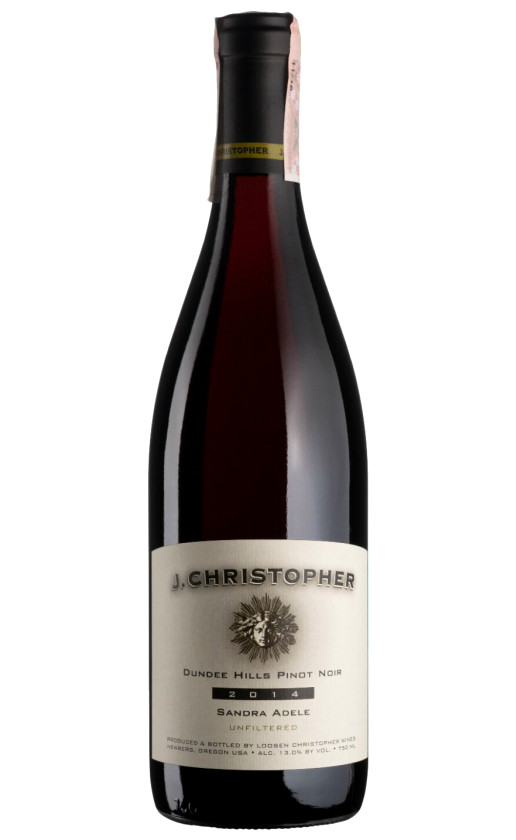 Wine J Christopher Sandra Adele Pinot Noir 2014