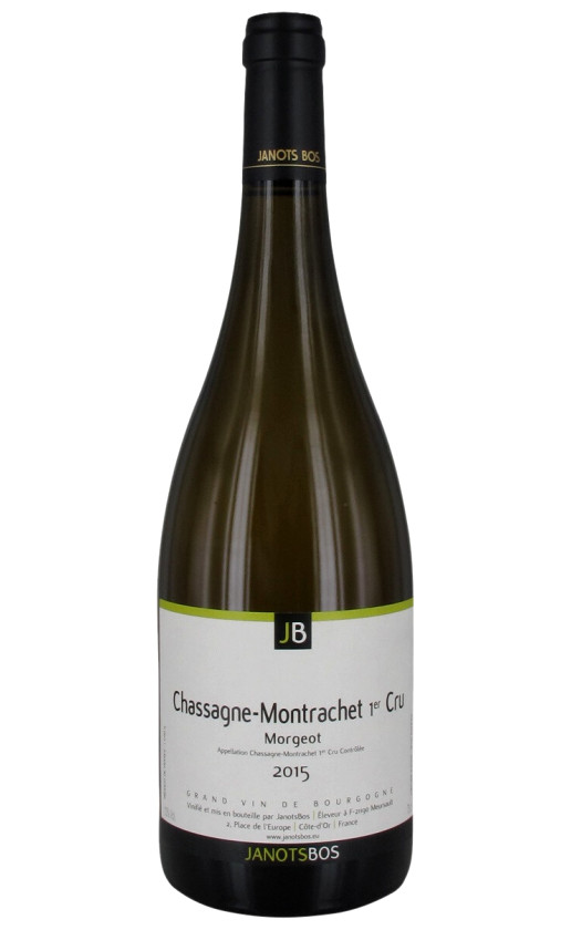 Вино JanotsBos Chassagne-Montrachet 1-er Cru Morgeot 2015