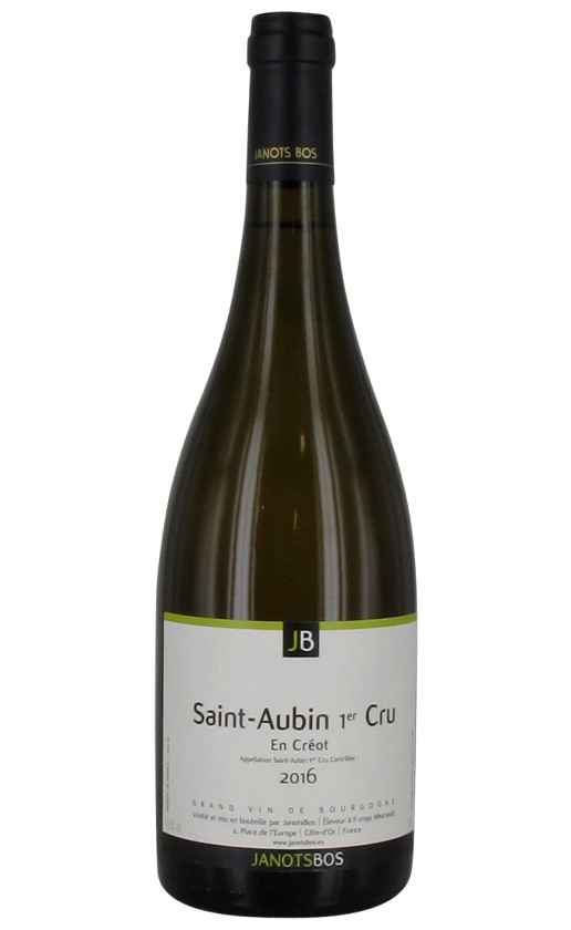 Wine Janotsbos Saint Aubin 1 Er Cru En Creot 2016