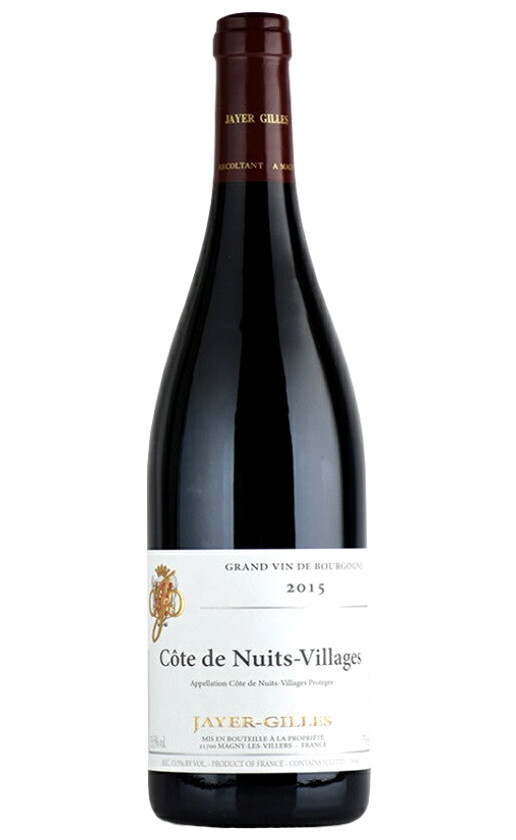 Wine Jayer Gilles Cote De Nuits Villages 2015