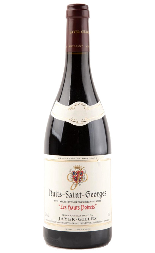 Вино Jayer-Gilles Nuits-Saint-Georges Les Hauts Poirets 2015