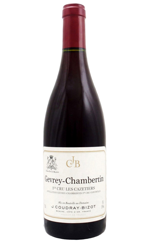 Вино J.Coudray-Bizot Gevrey-Chambertin 1-er Cru Les Cazetiers 2011